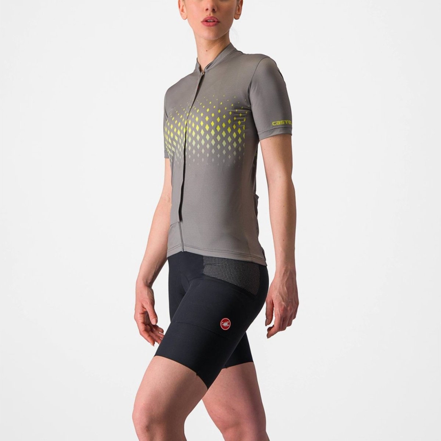 Castelli UNLIMITED SENTIERO 3 Jersey Dame Grå | 601457QYH