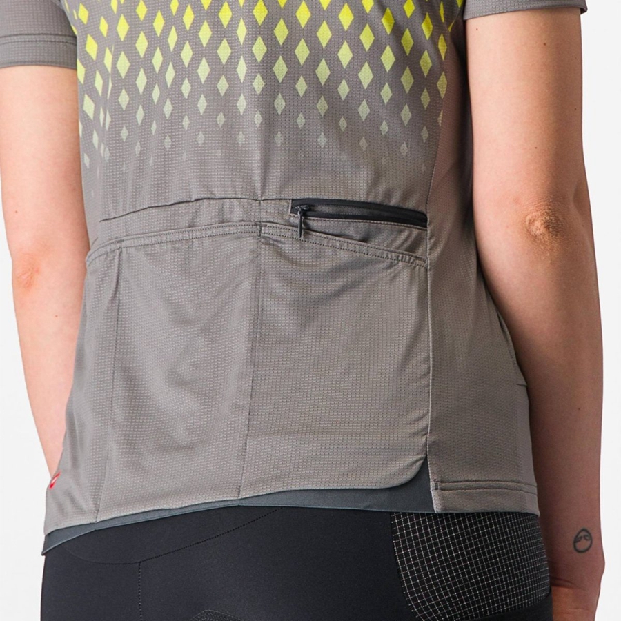 Castelli UNLIMITED SENTIERO 3 Jersey Dame Grå | 601457QYH