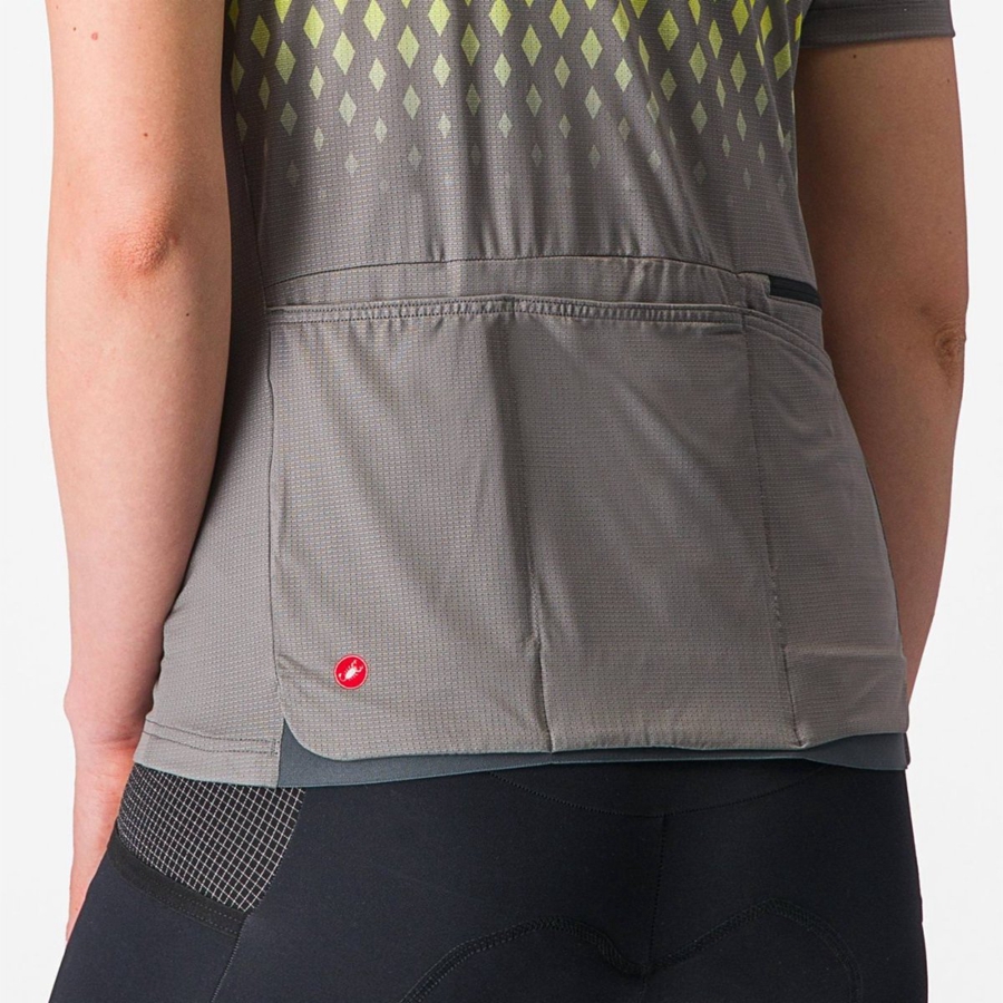 Castelli UNLIMITED SENTIERO 3 Jersey Dame Grå | 601457QYH