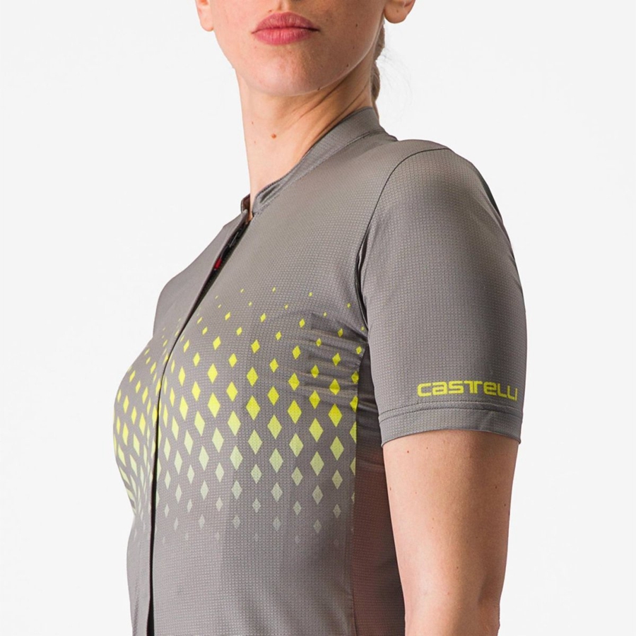 Castelli UNLIMITED SENTIERO 3 Jersey Dame Grå | 601457QYH