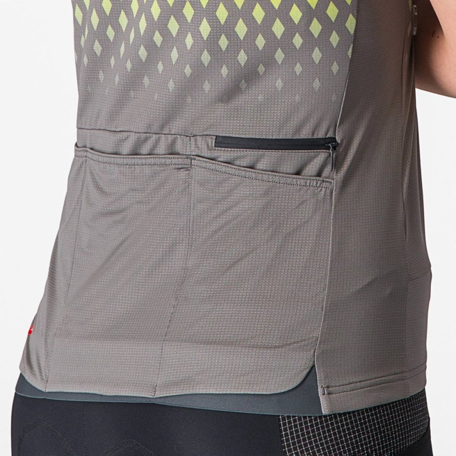 Castelli UNLIMITED SENTIERO 3 Jersey Dame Grå | 601457QYH