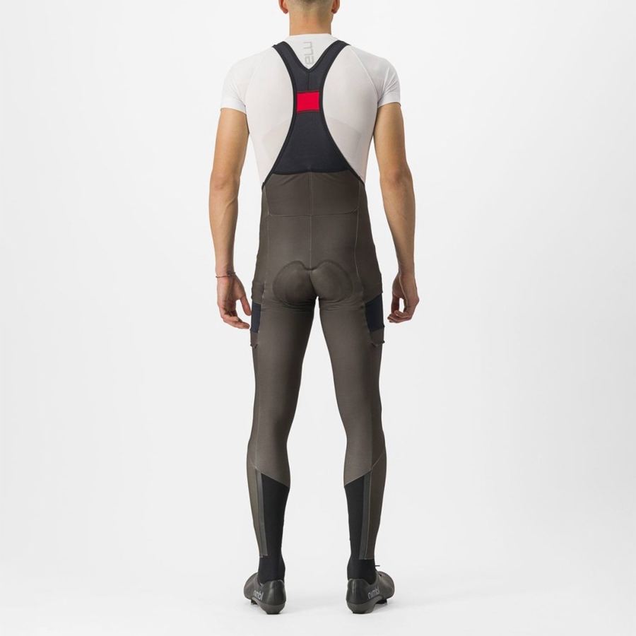 Castelli UNLIMITED TRAIL Tights Med Smekke Herre Svarte | 243976IJF