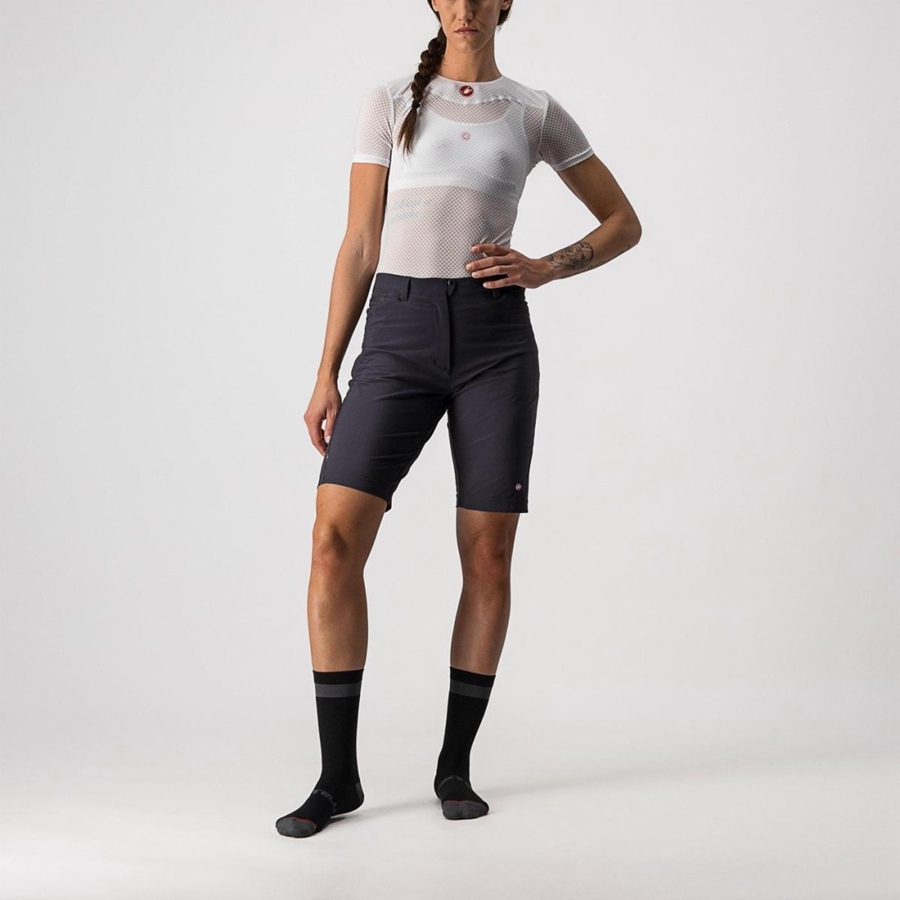 Castelli UNLIMITED WGY Shorts Dame Svarte | 602834HIT