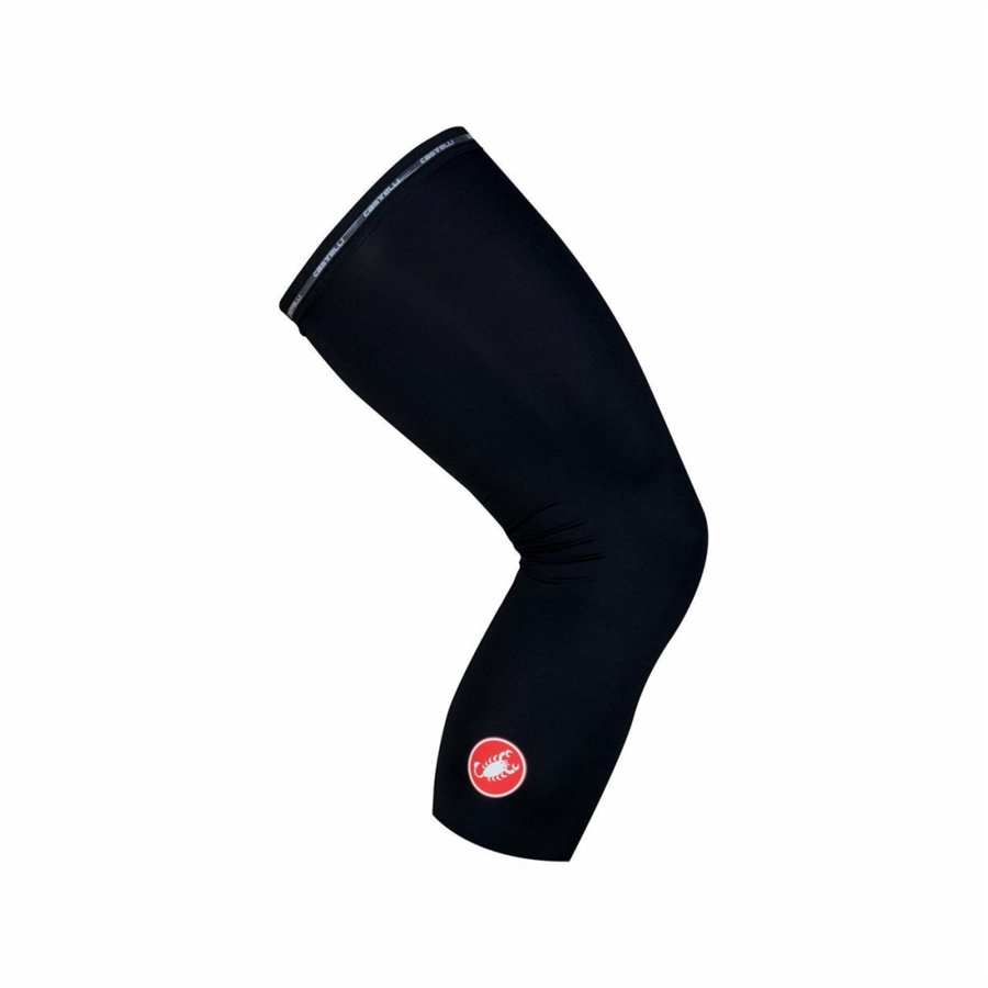 Castelli UPF 50+ LIGHT KNEE SLEEVES Beinvarmer Dame Svarte | 107825UPA