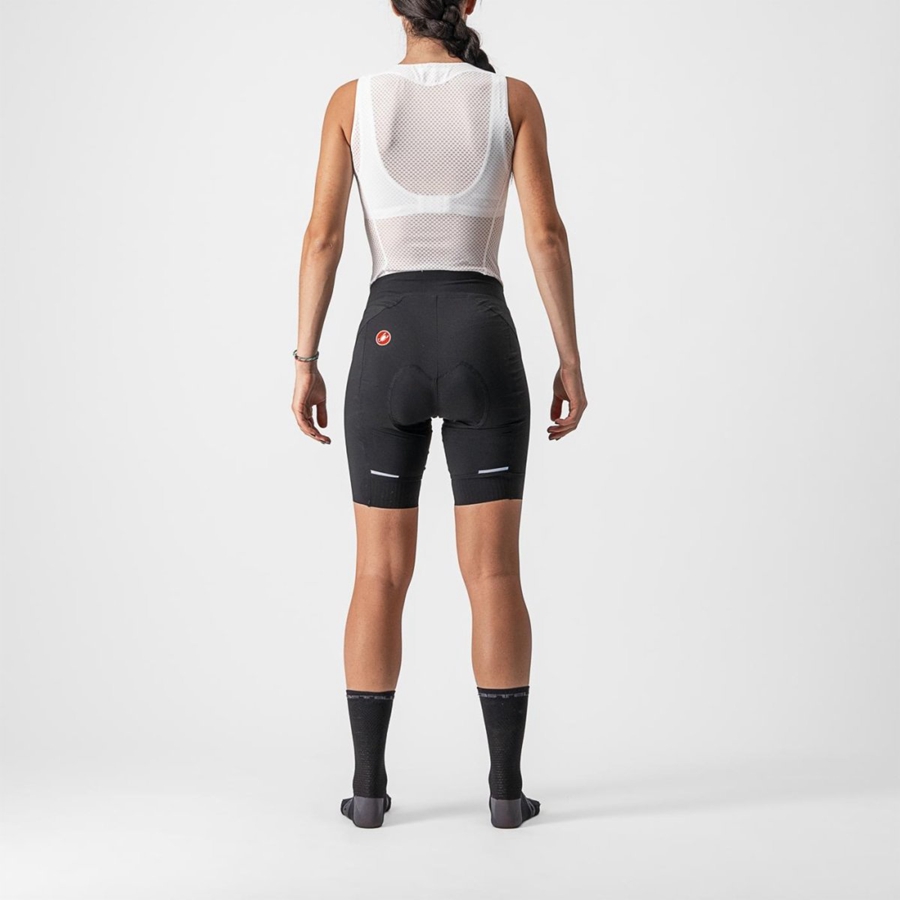 Castelli VELOCISSIMA 3 Shorts Dame Svarte Svarte | 294570GAQ