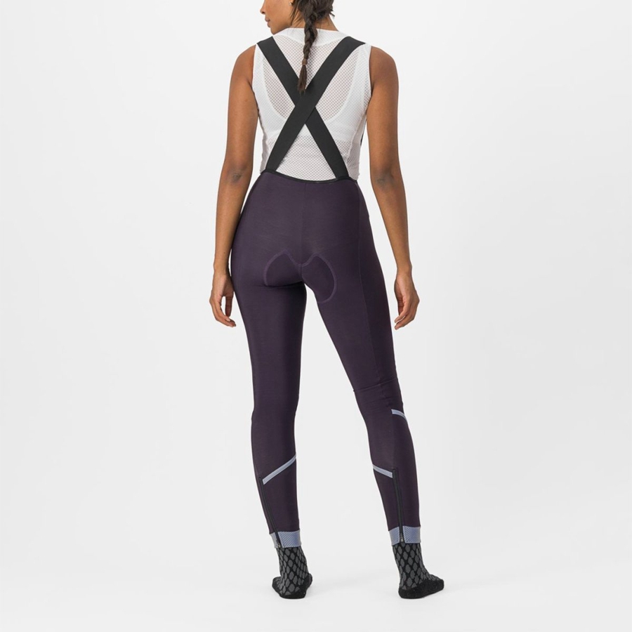 Castelli VELOCISSIMA DT Tights Med Smekke Dame Sølv | 730269HAL