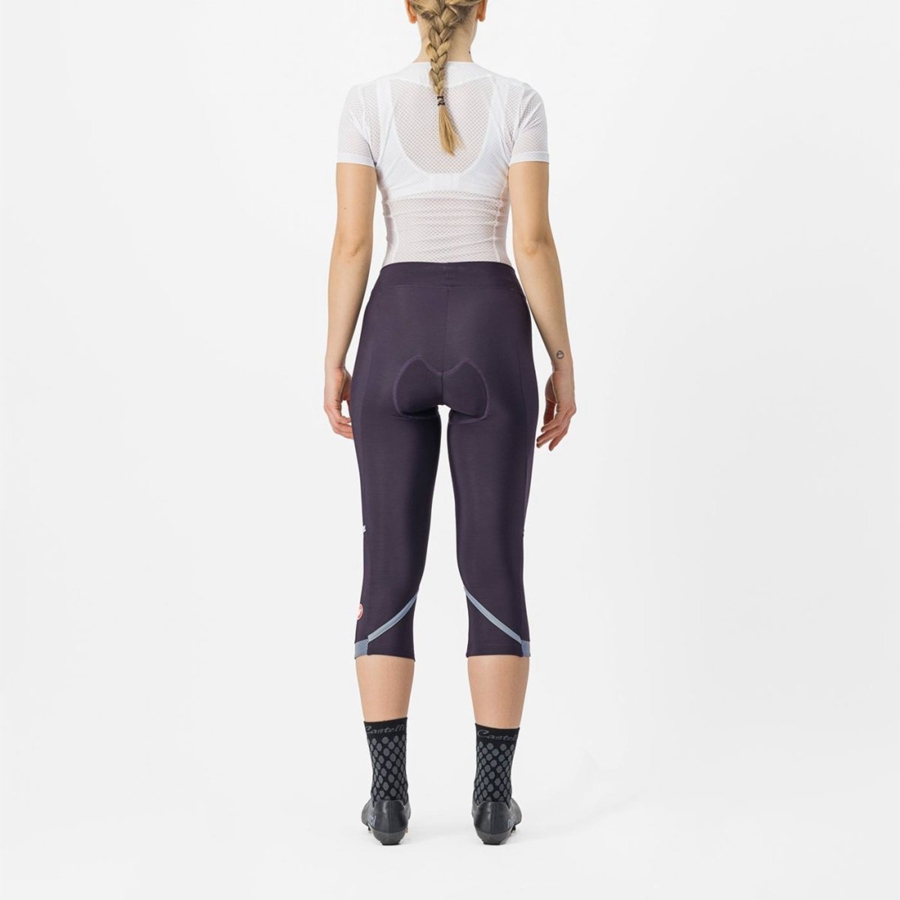 Castelli VELOCISSIMA THERMAL KNICKER Leggings Dame Sølv | 298345GEV