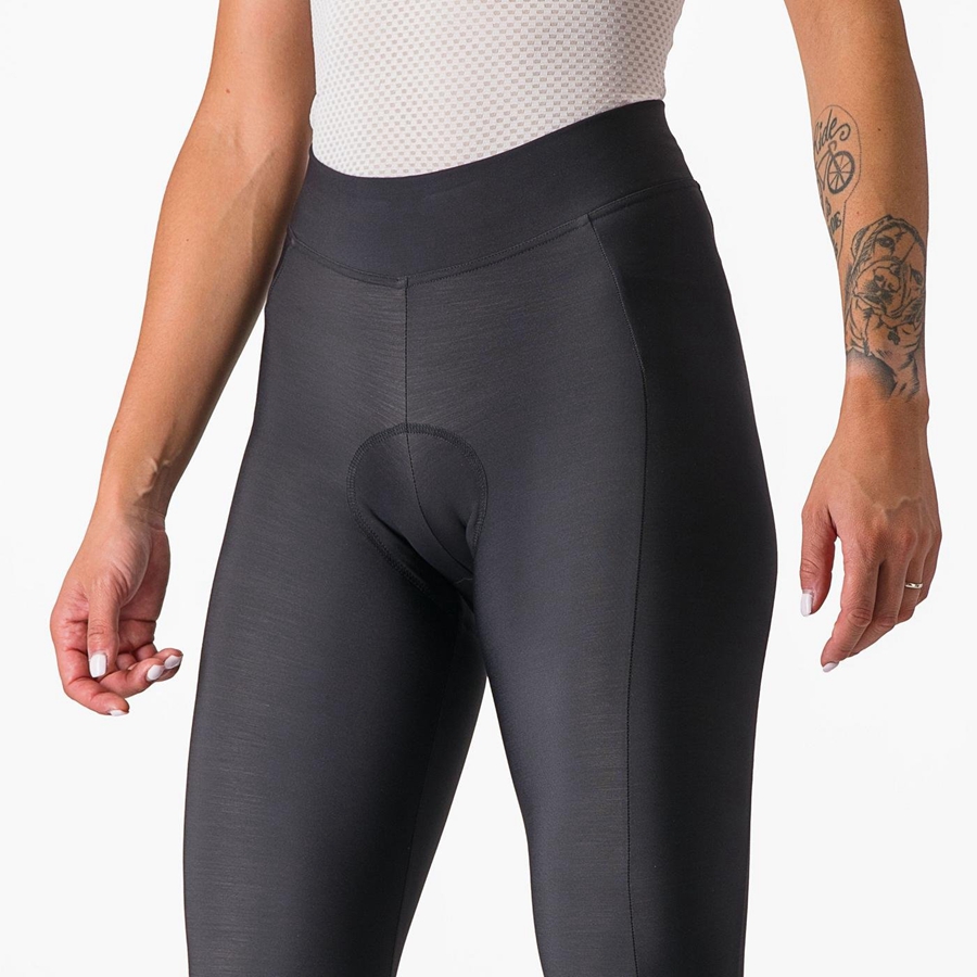 Castelli VELOCISSIMA THERMAL Leggings Dame Svarte Svarte | 093874BKS