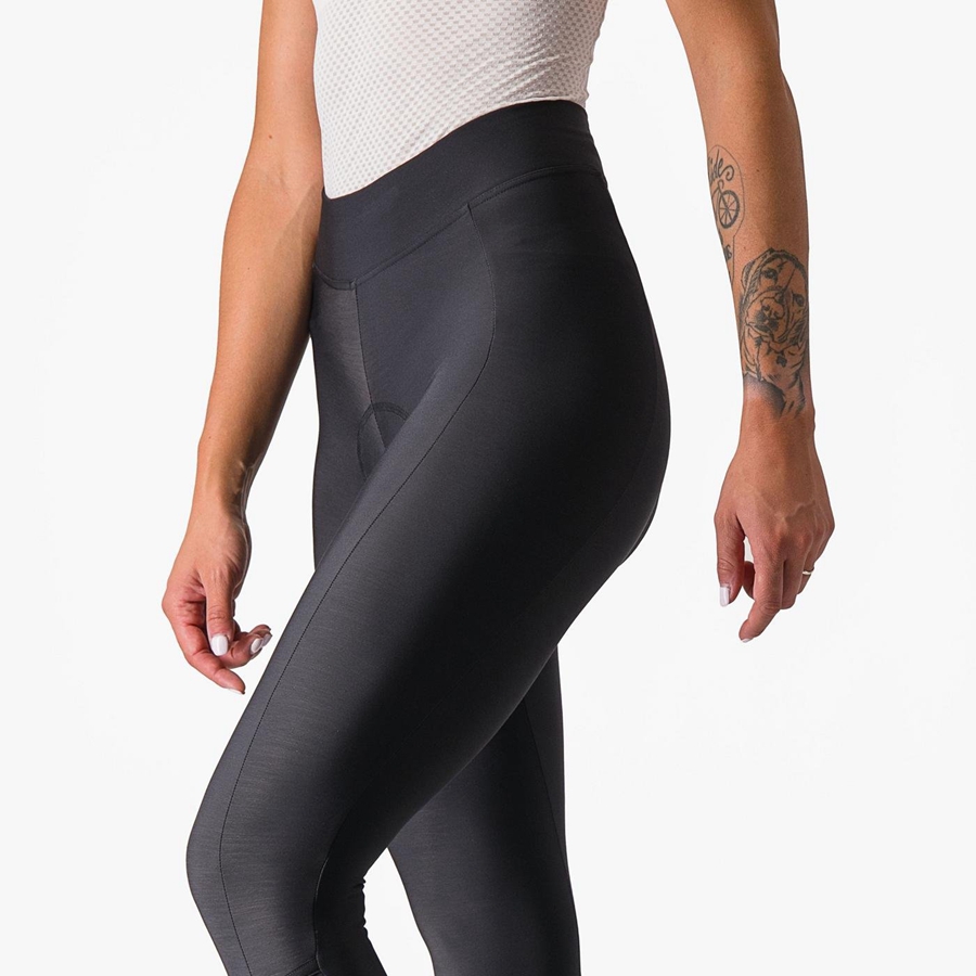 Castelli VELOCISSIMA THERMAL Leggings Dame Svarte Svarte | 093874BKS