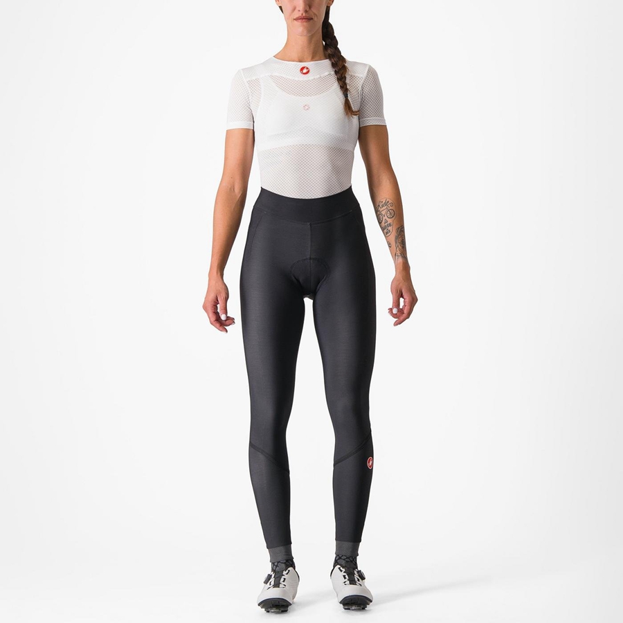 Castelli VELOCISSIMA THERMAL Leggings Dame Svarte Svarte | 093874BKS