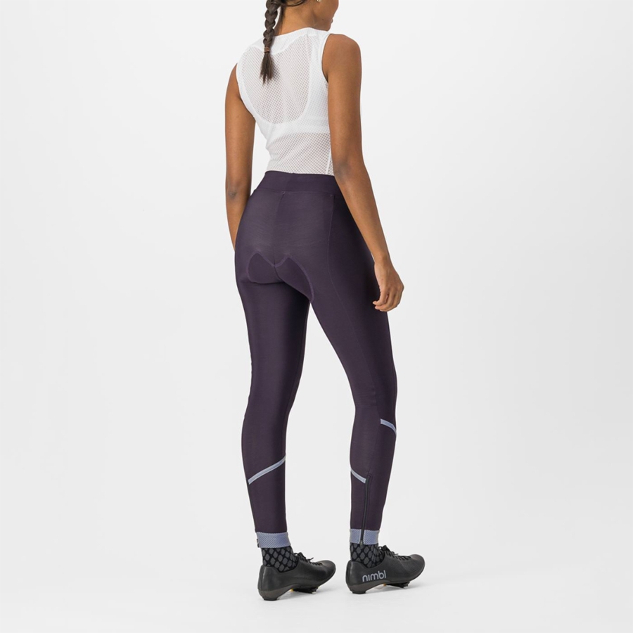 Castelli VELOCISSIMA THERMAL Leggings Dame Sølv | 801723IYT