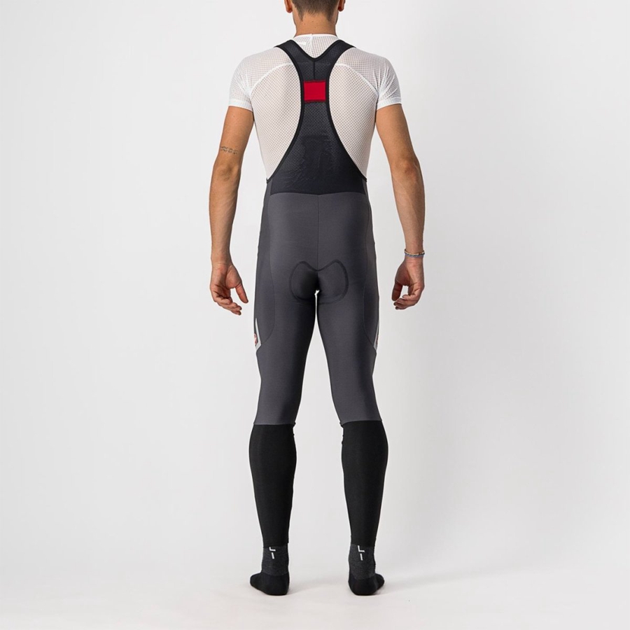 Castelli VELOCISSIMO 5 Tights Med Smekke Herre Mørke Grå Sølv | 974213PML